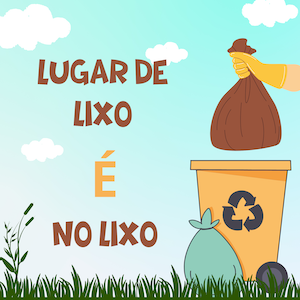 Lugar de lixo é no lixo