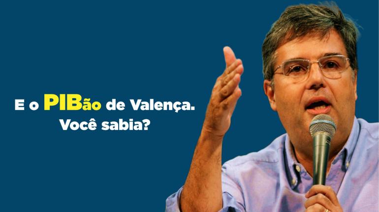 PIB de Valença cresce mais que o do Brasil e do estado do Rio, entre os anos de 2007 e 2021