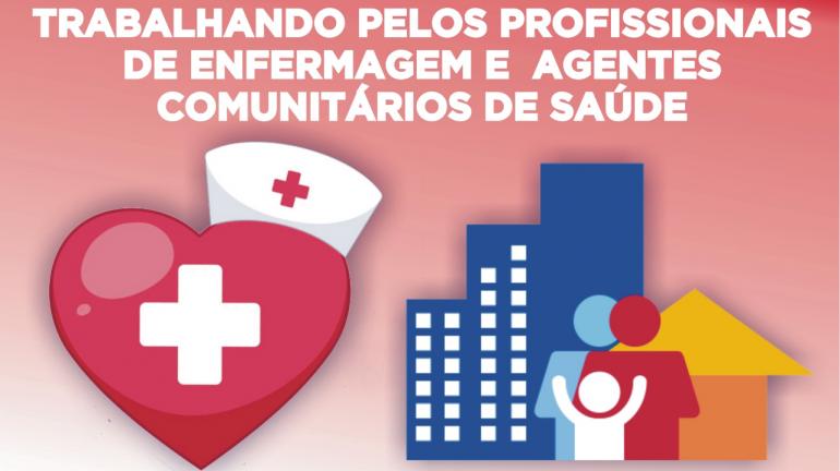 ENFERMEIROS, AUXILIARES DE ENFERMAGEM, PARTEIRAS E AGENTES DE SÁUDE. PISO SALARIAL E GRATIFICAÇÃO DE INCENTIVO. JÁ ERA HORA.