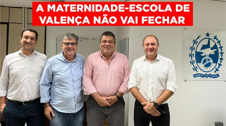 A MATERNIDADE-ESCOLA DE VALENÇA NÃO VAI FECHAR