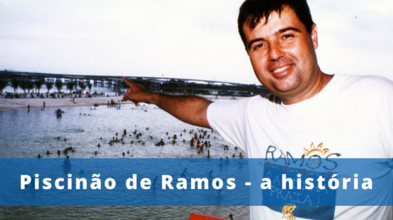 Era domingo de sol! E advinha para onde nós fomos? Para o Piscinão de Ramos