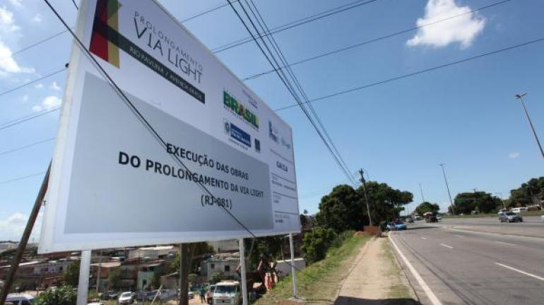 Estado autoriza início das obras de complementação da Via Light