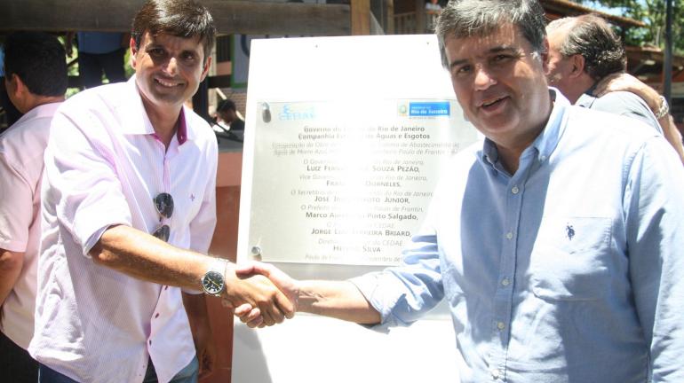 Secretário André Corrêa inaugura sistema de abastecimento de Engenheiro Paulo de Frontin