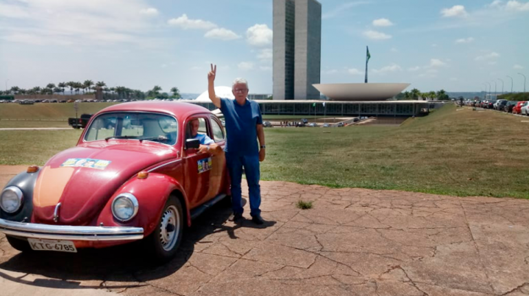 A aventura no Fusca para cumprir a promessa