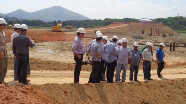 El Secretario de Medio Ambiente de Brasil visita las obras de saneamiento y la EDAR de Alcantara