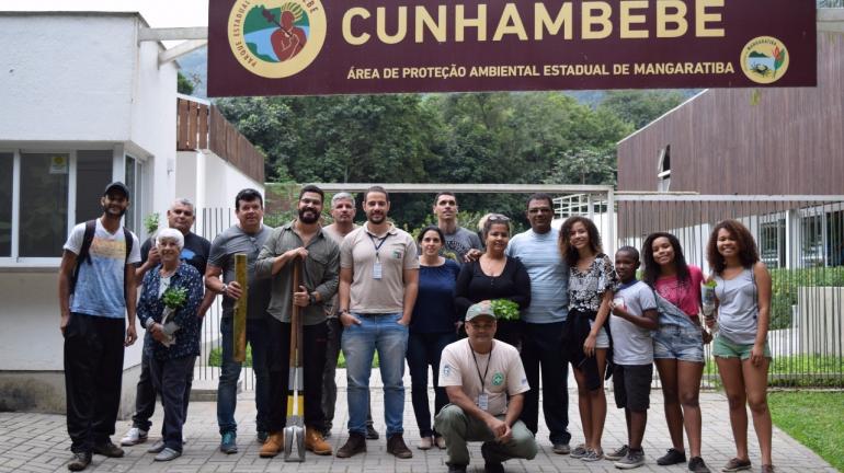 Parque Estadual Cunhambebe promove atividade com os condutores de visitantes que atuam na unidade de conservação