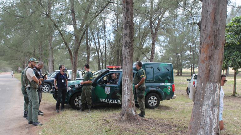 Ação do Inea reprime crimes ambientais no Parque Estadual da Lagoa do Açu, no Norte Fluminense