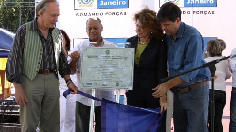 Inauguração de Tratamento de Esgoto em Miguel Pereira