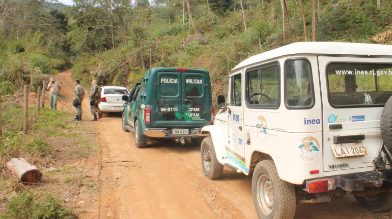 Instituto Estadual do Ambiente deflagra operação para reprimir desmatamento em Santa Maria Madalena