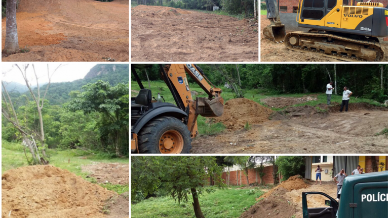 Polícia ambiental flagra crime de desmatamento em Teresópolis, no RJ