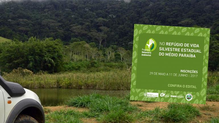 Inscrições abertas para o Programa de Voluntariado Ambiental no Refúgio da Vida Silvestre do Médio Paraíba