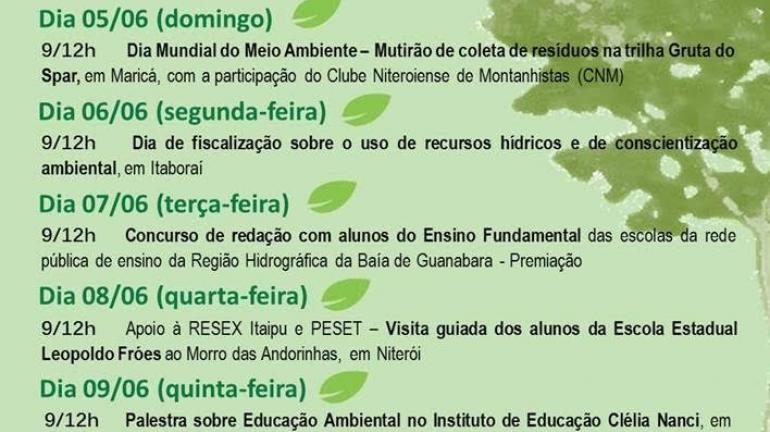 Instituto Estadual do Ambiente promoverá oficinas de reaproveitamento de resíduos na Praia de Icaraí