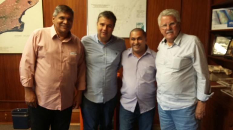 Vereadores Demilson Monteiro e Dunga e deputado André Corrêa solicitam ao Inea dragagem de rios de Cachoeiras de Macacu