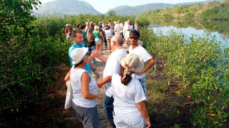 inaugurada nova trilha em área de mangue em Niterói