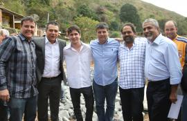 Secretário André Corrêa fiscaliza obras em Alberto Torres
