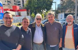 Vereador Paulinho do Raio-X, André Corrêa e ex-prefeito Severino Dias se reúnem para discutir situação da BR-393