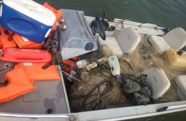Operação para coibir pesca predatória de tartaruga marinha apreende 3 km de rede em Macaé, no RJ