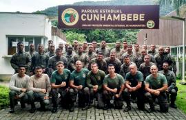 Parque Estadual Cunhambebe recebe etapa do curso para agentes do Comando de Polícia Ambiental