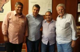 Vereadores Demilson Monteiro e Dunga e deputado André Corrêa solicitam ao Inea dragagem de rios de Cachoeiras de Macacu