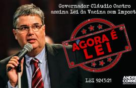 Importação de vacina da Covid poderá ter isenção de impostos