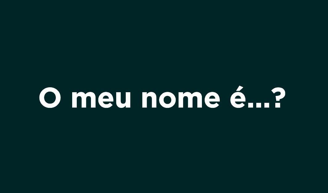 MUDEI DE NOME