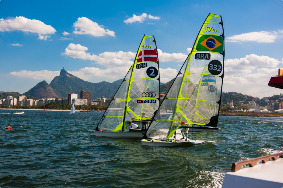 Evento-teste da Vela muda cenário da Baía de Guanabara com a proximidade das Olimpíadas 2016